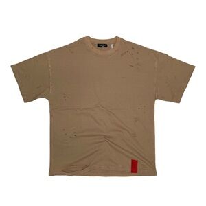 Distressed Tan Partch T-Shirt